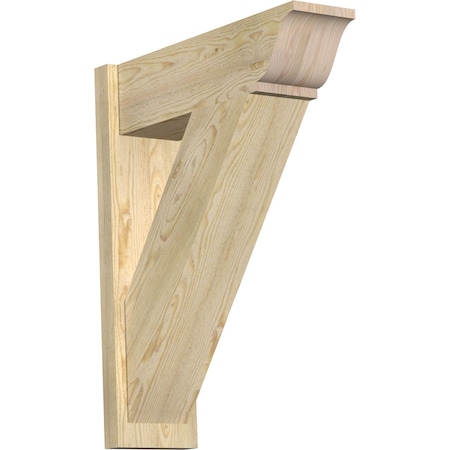 Ekena Millwork Traditional Traditional Rough Sawn Outlooker, Douglas Fir, 8"W x 26"D x 32"H OUT08X26X32TRA01RDF